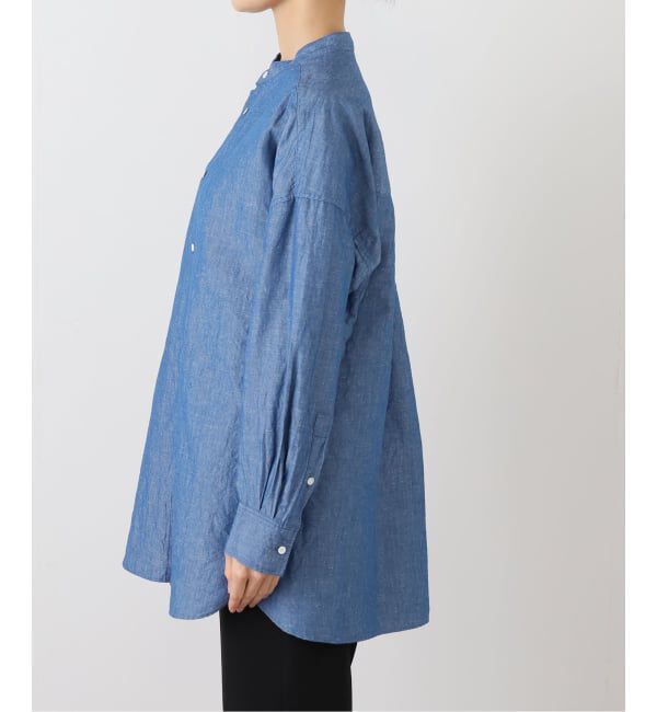 journal standard luxe「CLシャンブレー スタンドカラーシャツ」|シャツ・ブラウス|