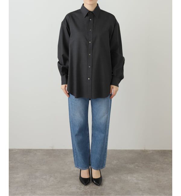 journal standard L'essage「【JANE SMITH】 WASHABLE WOOL TROPICAL R SHIR：シャツ」|シャツ・ブラウス|