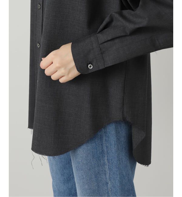 journal standard L'essage「【JANE SMITH】 WASHABLE WOOL TROPICAL R SHIR：シャツ」|シャツ・ブラウス|