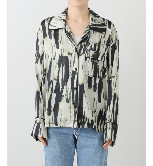 JOURNAL STANDARD「ブラッシュジオメプリントシャツ」|シャツ・ブラウス|