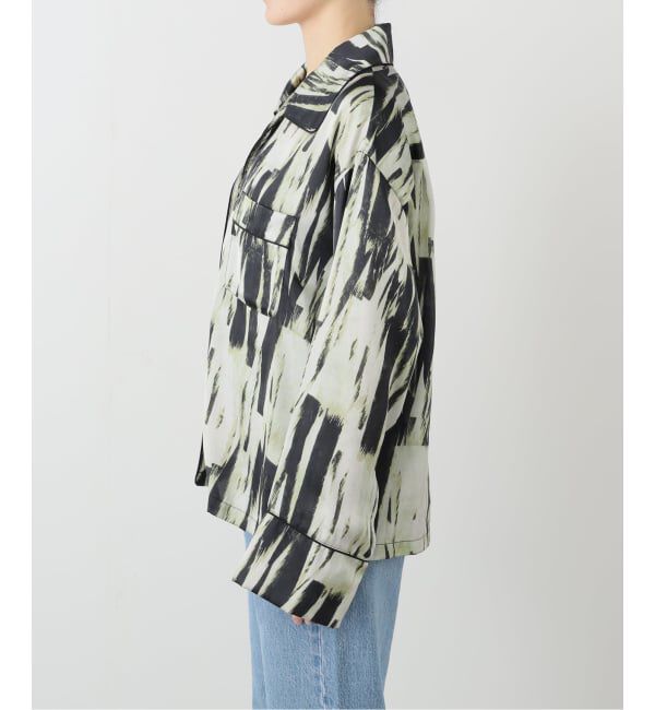 JOURNAL STANDARD「ブラッシュジオメプリントシャツ」|シャツ・ブラウス|