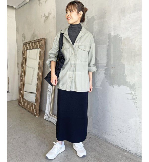 Spick and Span「《WEB限定追加》ラメリブニットタイトスカート」|スカート|