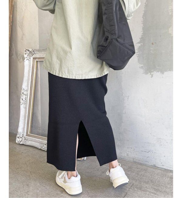 Spick and Span「《WEB限定追加》ラメリブニットタイトスカート」|スカート|