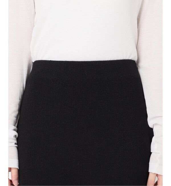 Spick and Span「《WEB限定追加》ラメリブニットタイトスカート」|スカート|