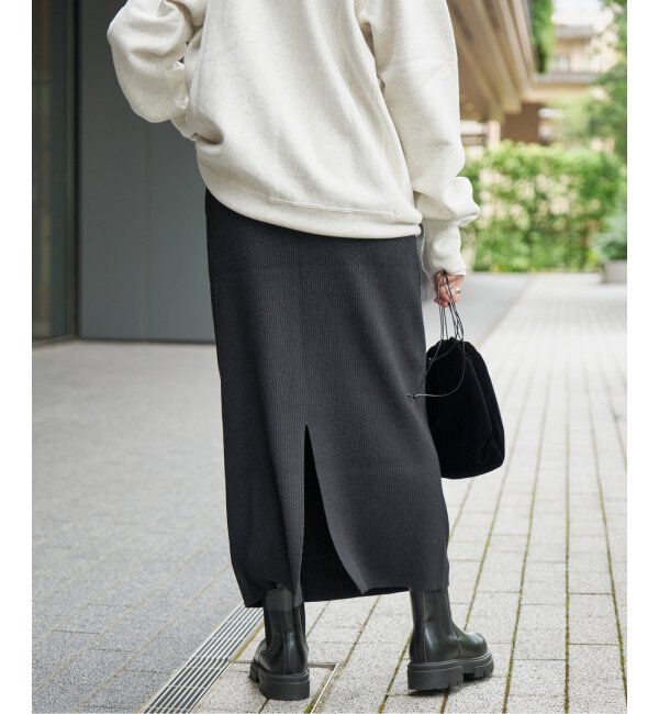 Spick and Span「《WEB限定追加》ラメリブニットタイトスカート」|スカート|