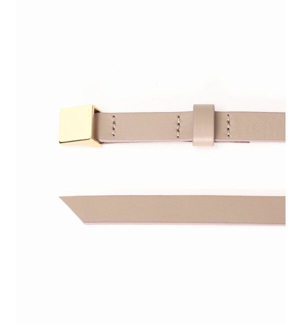 NOBLE「LEFIJE/レフィエ スクエアバックルベルト(1.4cm)」|ベルト|