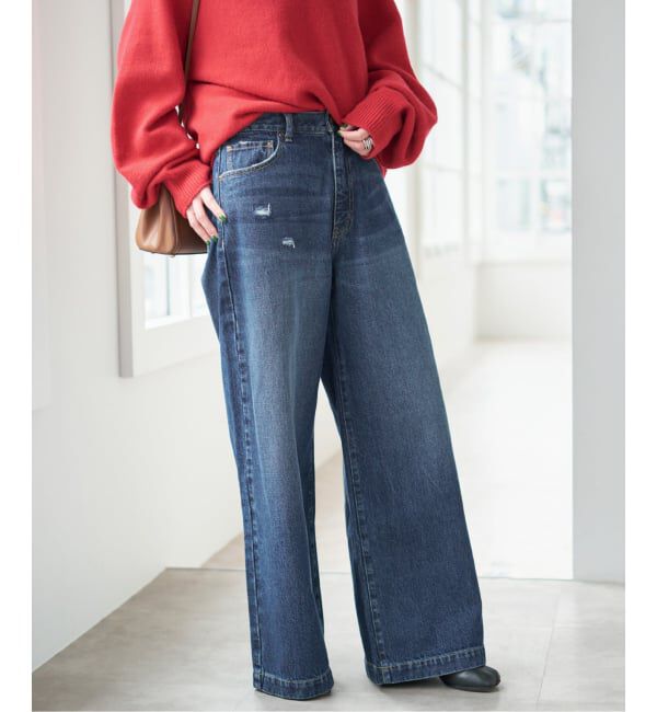 Spick and Span「《追加2》5 1/2 BAGGY DENIM」|デニム|