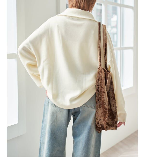 Spick and Span「ミラノリブハーフジッププルオーバー」|ニット・セーター|