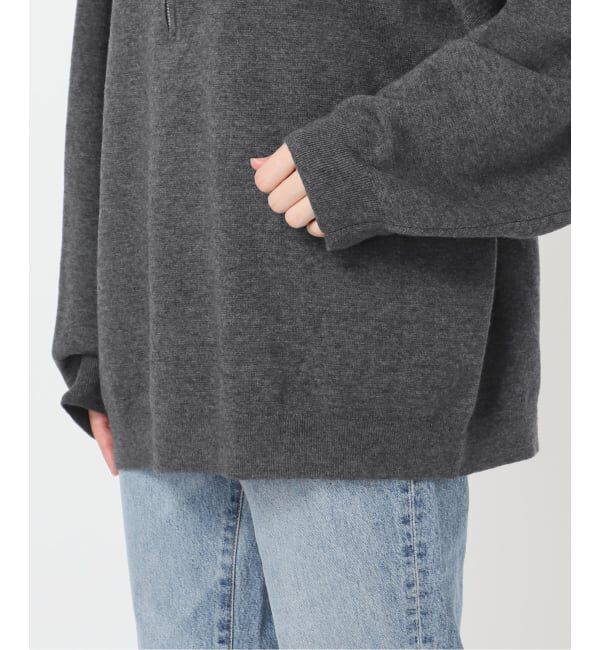 Spick and Span「ミラノリブハーフジッププルオーバー」|ニット・セーター|