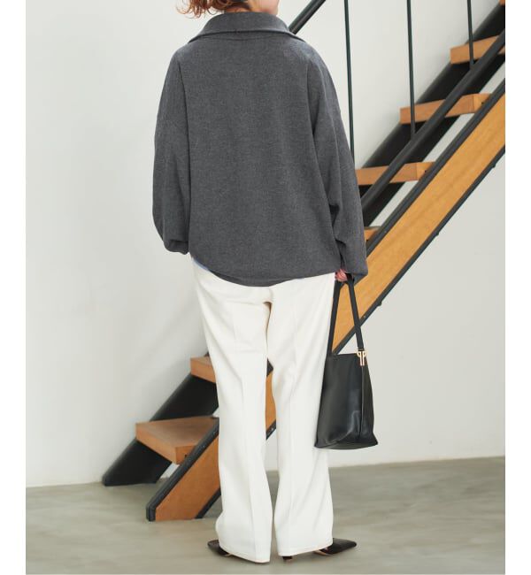 Spick and Span「ミラノリブハーフジッププルオーバー」|ニット・セーター|