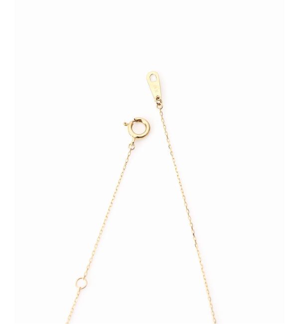 Lilas by Spick&Span「《WEB限定》カーブライン1ツブダイヤネックレス K10」|ネックレス|