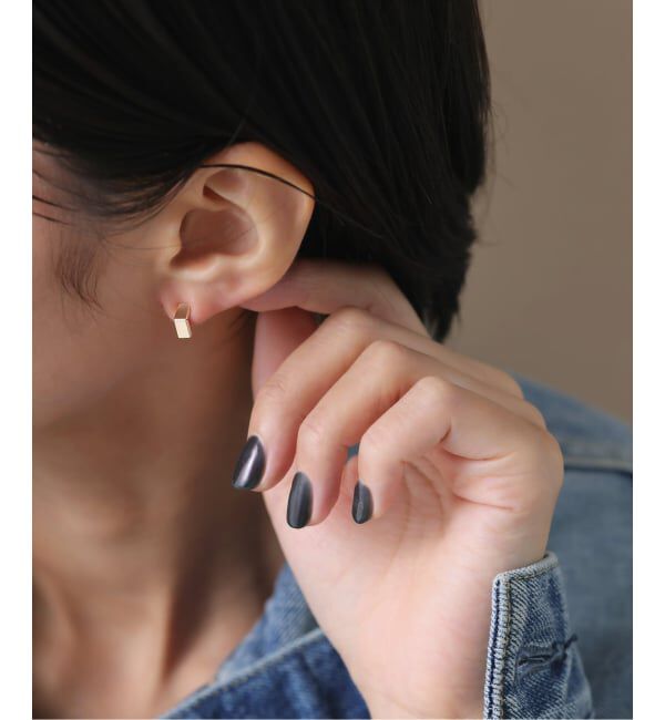 Lilas by Spick&Span「スモールベントピアス K10（両耳）」|ピアス|