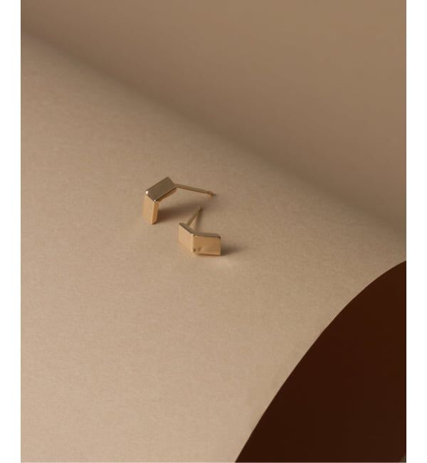 Lilas by Spick&Span「スモールベントピアス K10（両耳）」|ピアス|