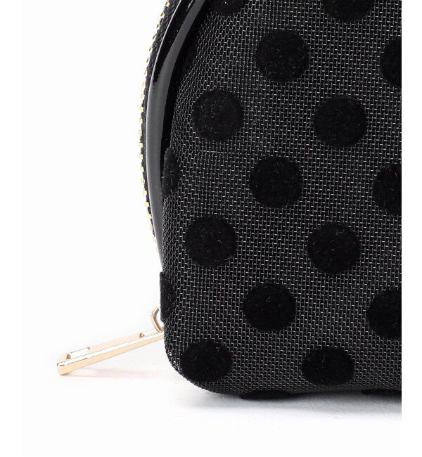  「La Totalite ラウンド ドットメッシュポーチ」|ポーチ|