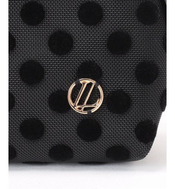  「La Totalite ラウンド ドットメッシュポーチ」|ポーチ|