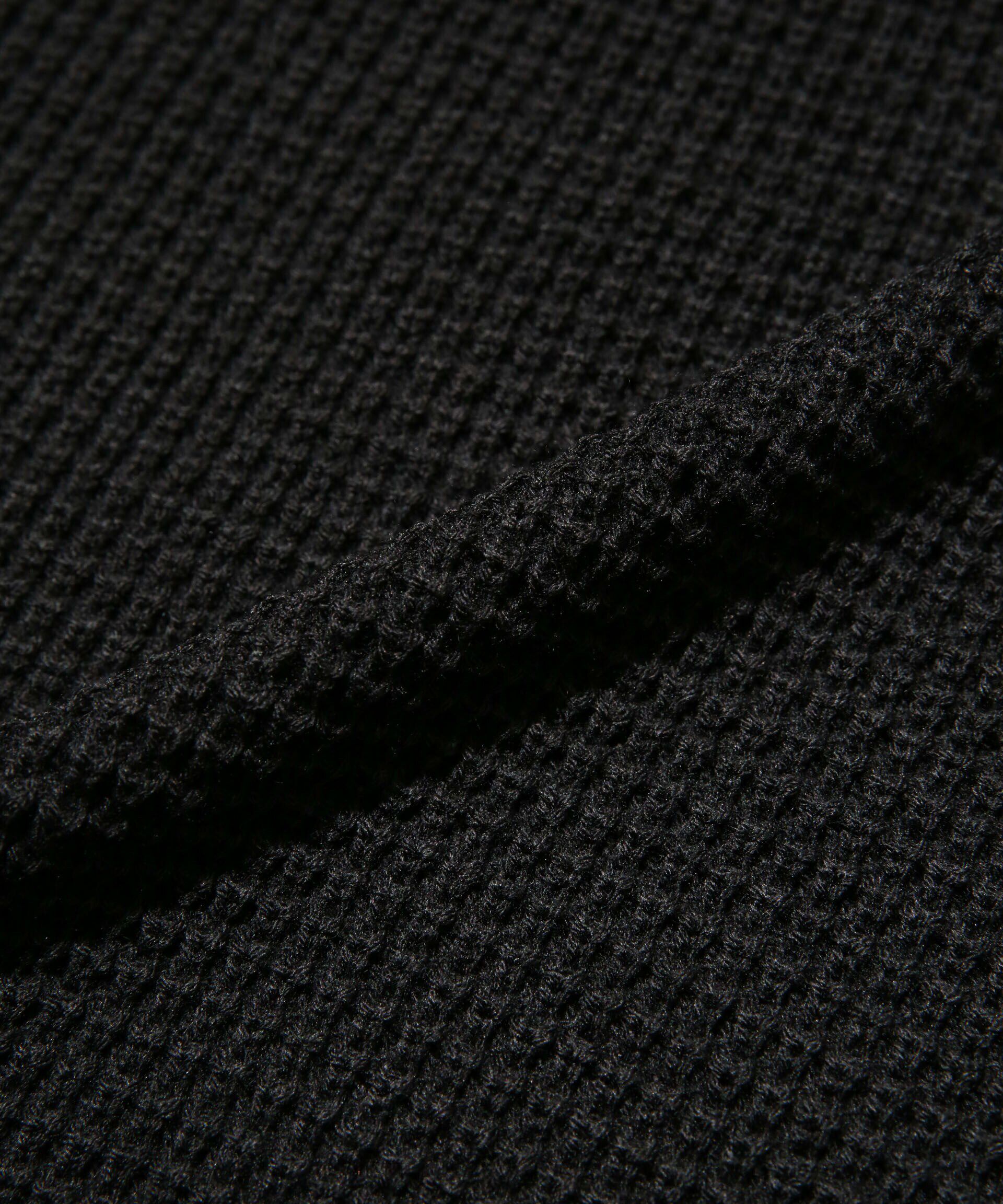 nano･universe「ワッフルラグランニット」|ニット・セーター|