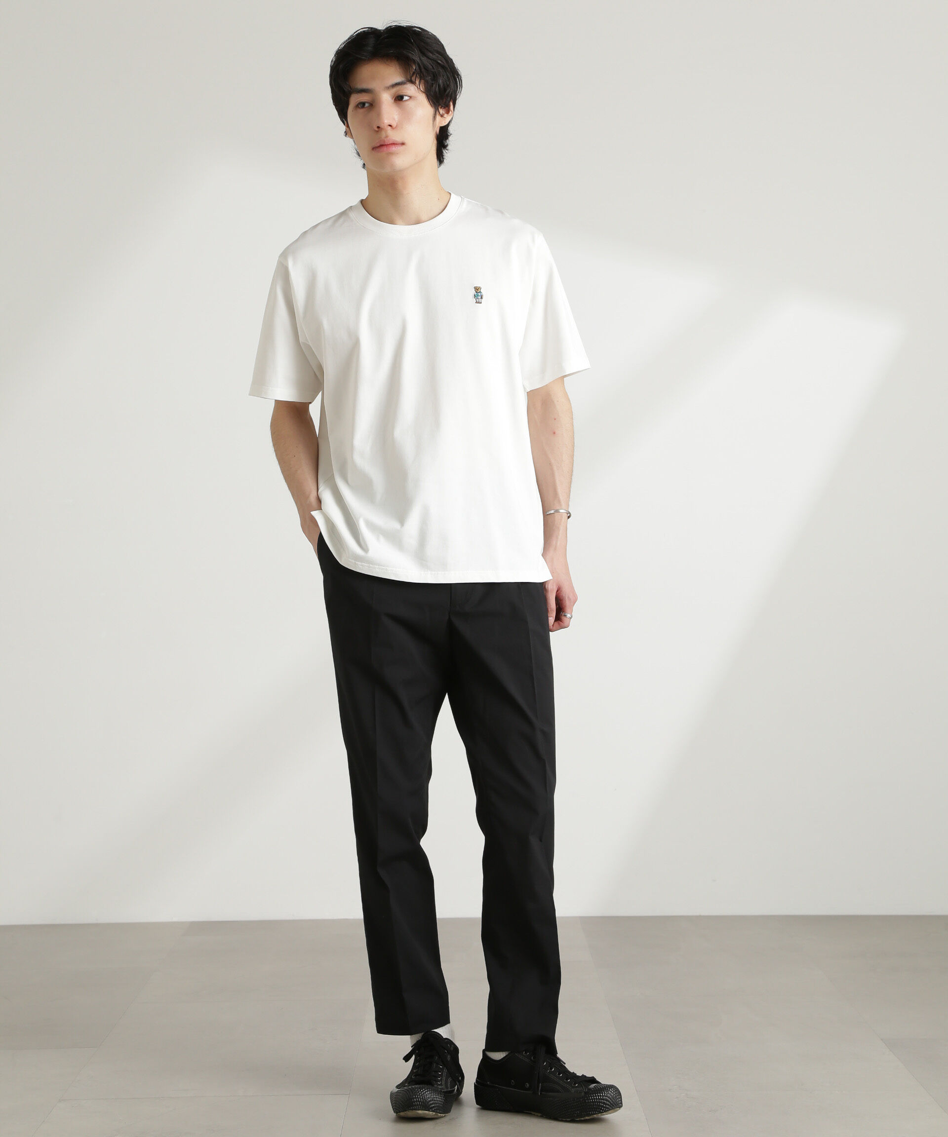 nano･universe「ナノベアTシャツ 半袖」|Tシャツ・カットソー|