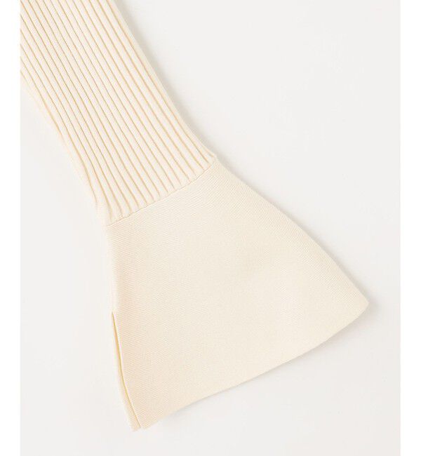 組曲「【WEB限定】ELENAフレアスリーブ リブニット」|ニット・セーター|