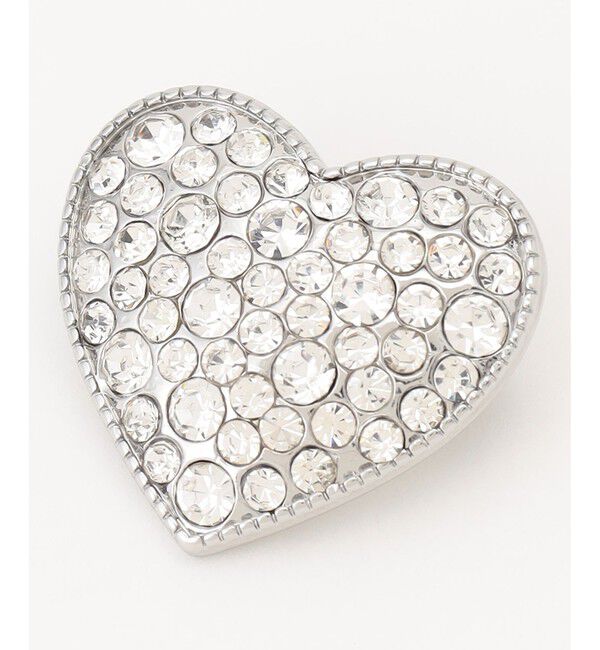 組曲「【人気につき再販決定！】ハートストーンブローチ」|ブローチ・コサージュ|