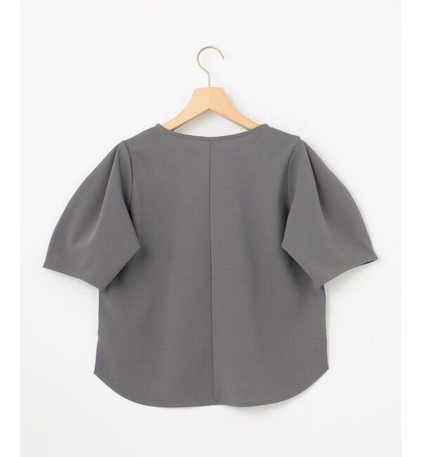 組曲「【WEB限定】ジョーゼットジャージーランタンスリーブ5分袖 ブラウス」|シャツ・ブラウス|