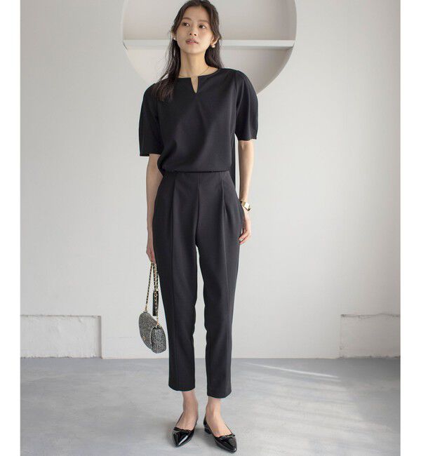 組曲「【WEB限定】ジョーゼットジャージーランタンスリーブ5分袖 ブラウス」|シャツ・ブラウス|