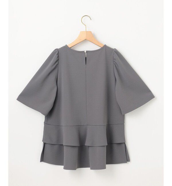 組曲「ご好評につき追加生産【WEB限定】ジョーゼットジャージーティアード ブラウス」|シャツ・ブラウス|