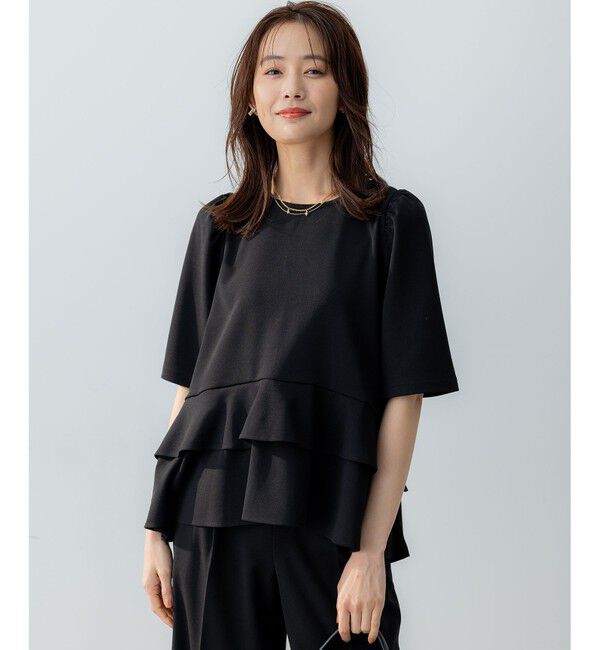 組曲「ご好評につき追加生産【WEB限定】ジョーゼットジャージーティアード ブラウス」|シャツ・ブラウス|