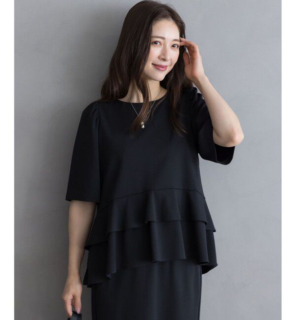 組曲「ご好評につき追加生産【WEB限定】ジョーゼットジャージーティアード ブラウス」|シャツ・ブラウス|