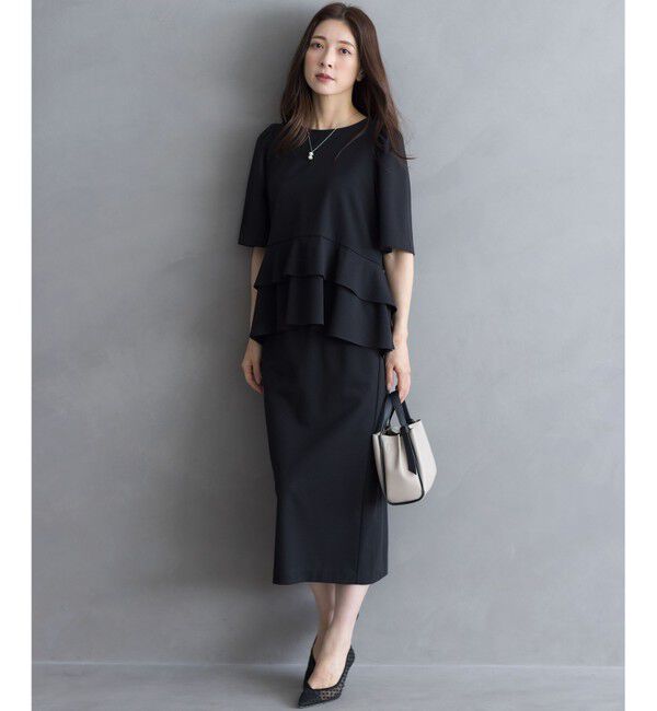 組曲「ご好評につき追加生産【WEB限定】ジョーゼットジャージーティアード ブラウス」|シャツ・ブラウス|