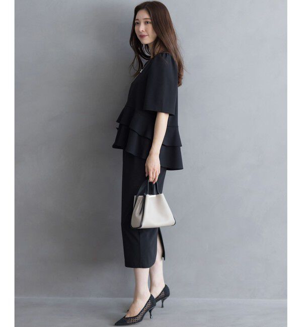 組曲「ご好評につき追加生産【WEB限定】ジョーゼットジャージーティアード ブラウス」|シャツ・ブラウス|