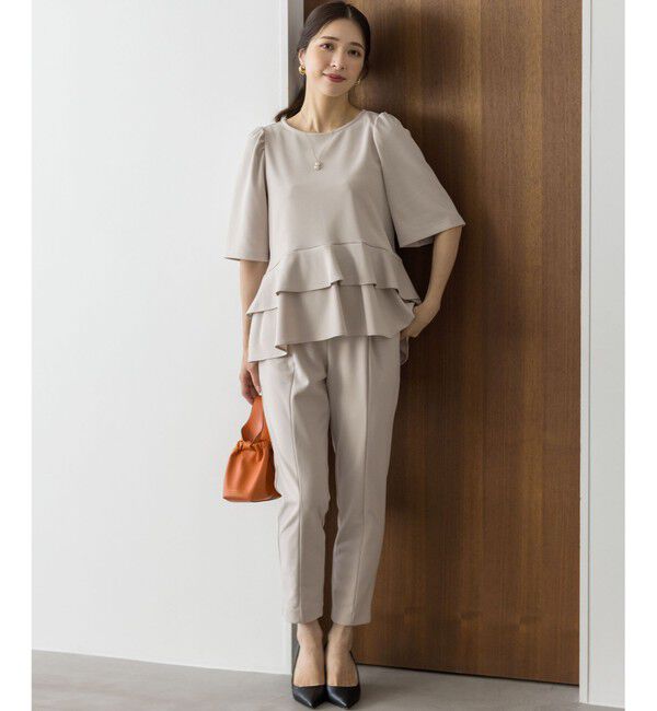 組曲「ご好評につき追加生産【WEB限定】ジョーゼットジャージーティアード ブラウス」|シャツ・ブラウス|