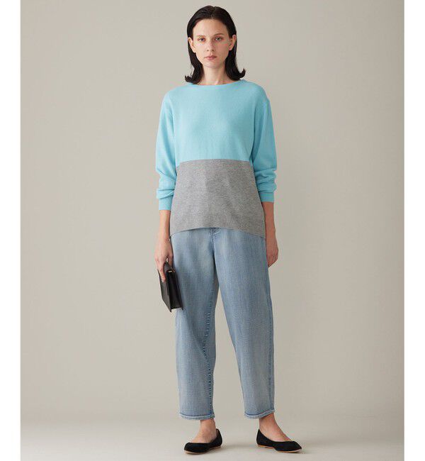 自由区「【洗える】ウスカルデニム カーブパンツ」|デニム|