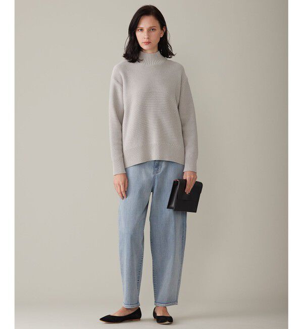 自由区「【洗える】ウスカルデニム カーブパンツ」|デニム|