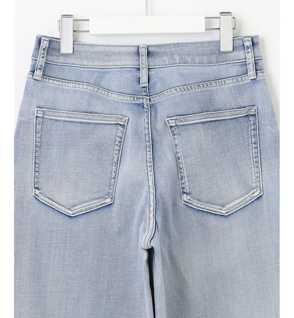 自由区「【洗える】ウスカルデニム カーブパンツ」|デニム|