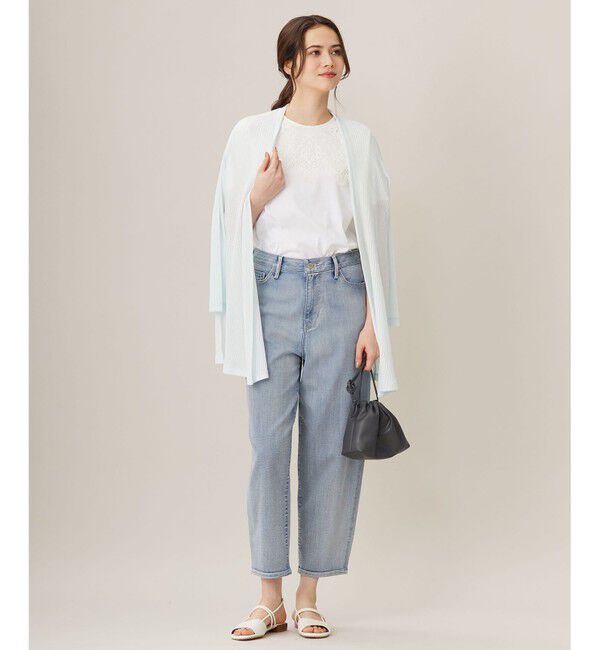 自由区「【洗える】ウスカルデニム カーブパンツ」|デニム|