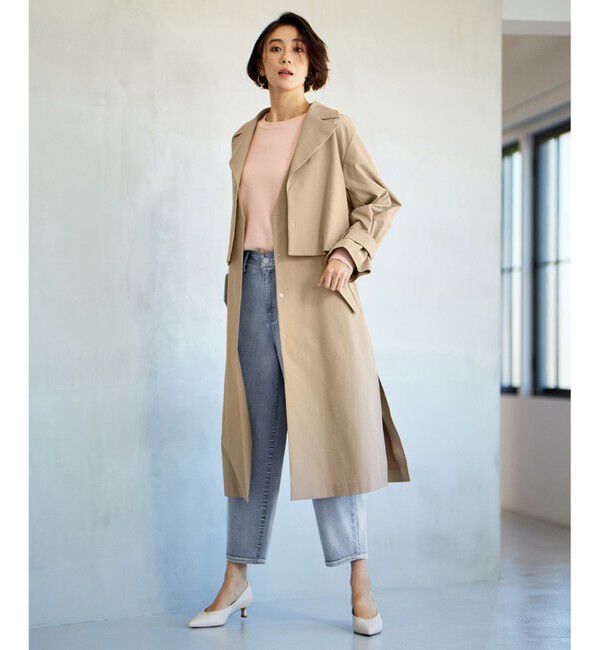 自由区「【洗える】ウスカルデニム カーブパンツ」|デニム|