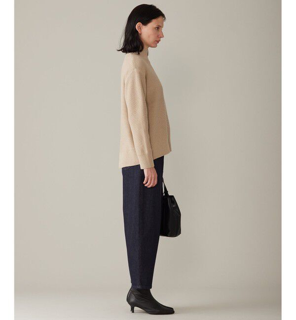 自由区「【洗える】ウスカルデニム カーブパンツ」|デニム|