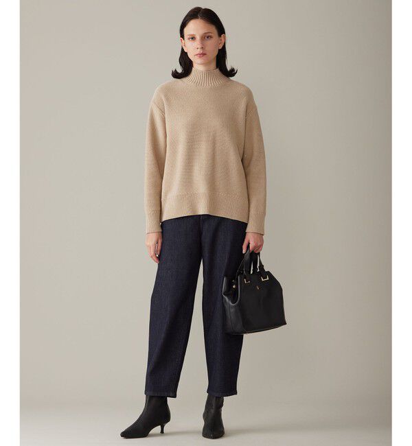 自由区「【洗える】ウスカルデニム カーブパンツ」|デニム|