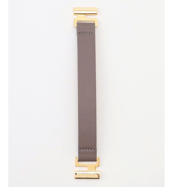 自由区「【SHIHOさん着用】レザースリム バングル」|ブレスレット・バングル|