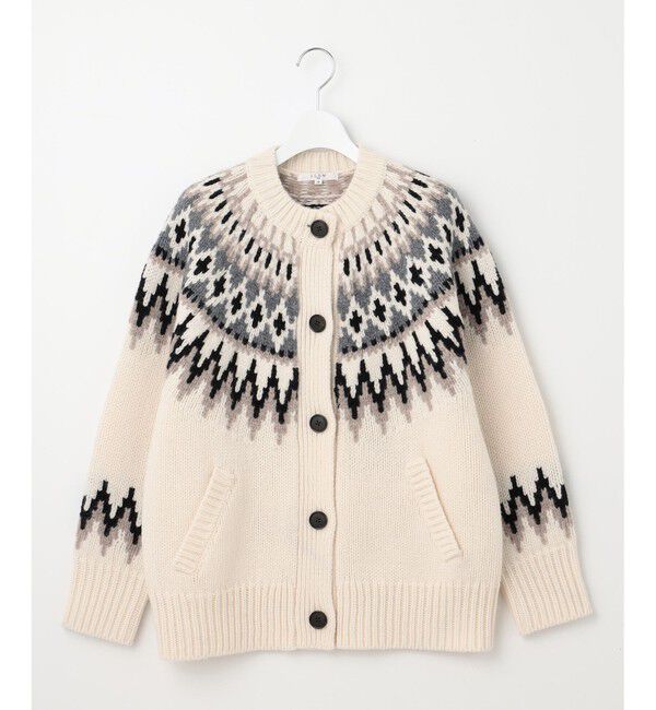 23区「【SLOW/一部店舗限定】ノルディック ニット カーディガン」|カーディガン|