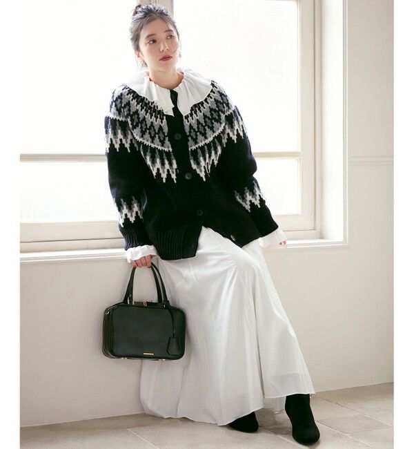 23区「【SLOW/一部店舗限定】ノルディック ニット カーディガン」|カーディガン|