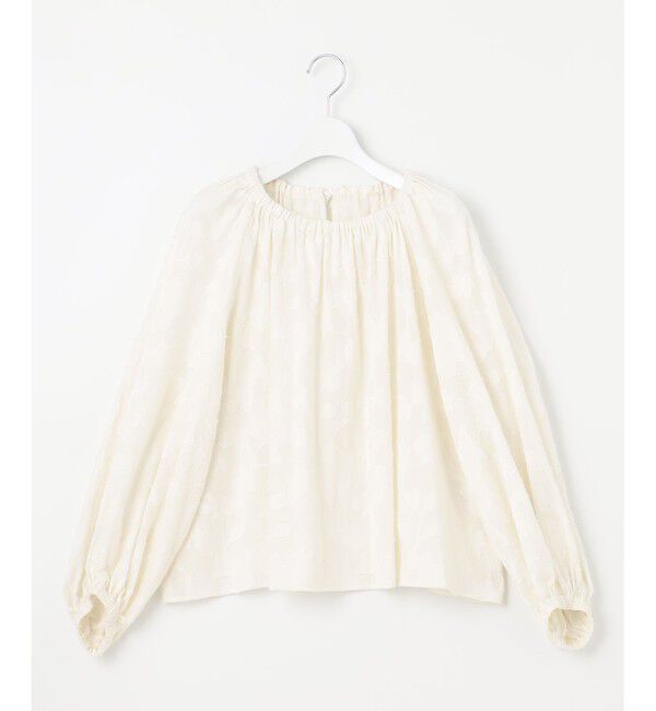 23区「【SLOW/一部店舗限定】コットンジャカード ブラウス」|シャツ・ブラウス|