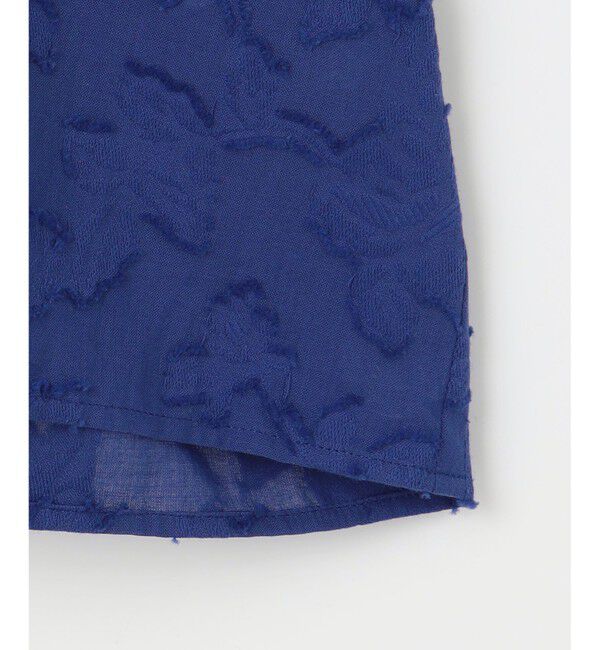 23区「【SLOW/一部店舗限定】コットンジャカード ブラウス」|シャツ・ブラウス|