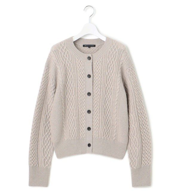 23区「【洗える】カシミヤブレンド ケーブルニットカーディガン」|カーディガン|