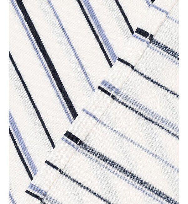 ANY SIS「【接触冷感・吸水速乾・UVケア】エアリードレープスムース 七分袖ブラウス」|シャツ・ブラウス|