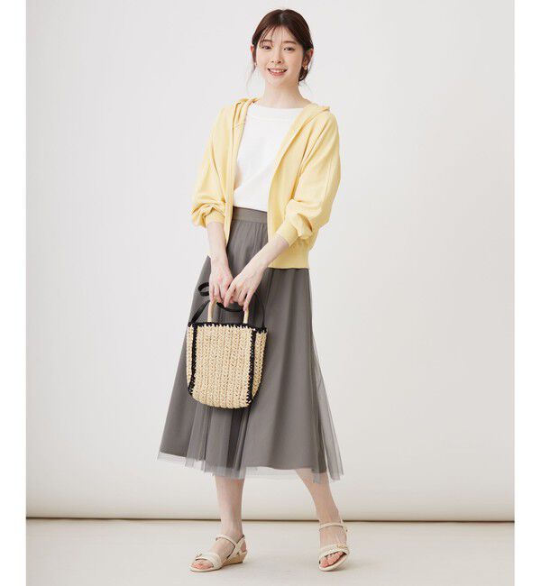 ANY SIS「【接触冷感・UVケア】フロント切替 プルオーバー」|ニット・セーター|