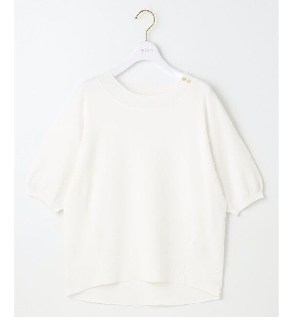 ANY SIS「【接触冷感・UVケア】フロント切替 プルオーバー」|ニット・セーター|