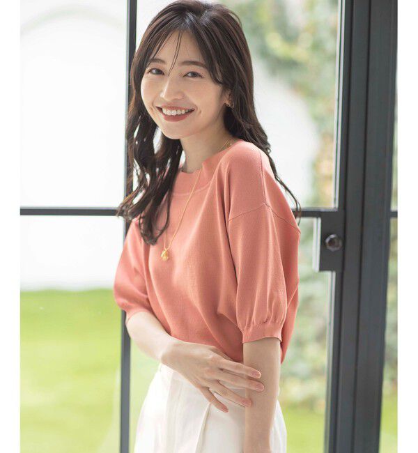 ANY SIS「【接触冷感・UVケア】フロント切替 プルオーバー」|ニット・セーター|