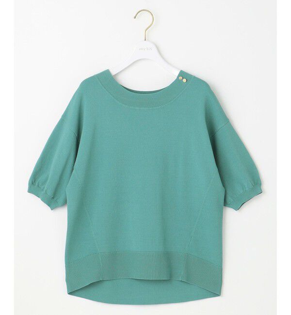 ANY SIS「【接触冷感・UVケア】フロント切替 プルオーバー」|ニット・セーター|