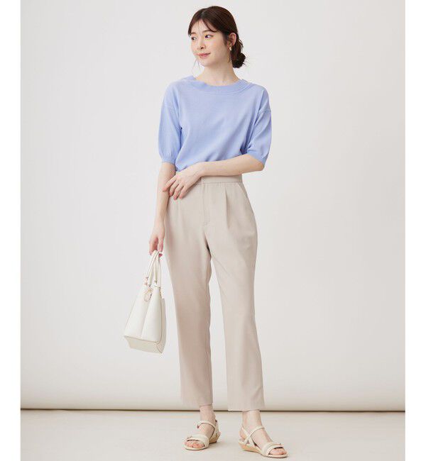 ANY SIS「【接触冷感・UVケア】フロント切替 プルオーバー」|ニット・セーター|